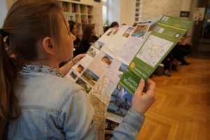 Studenci krakowskiej AWF na zajęciach  w wadowickiej Informacji Turystyczej - zdjęcie9