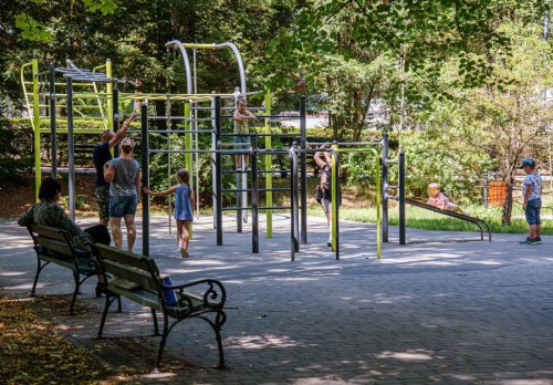 The outdoor gym