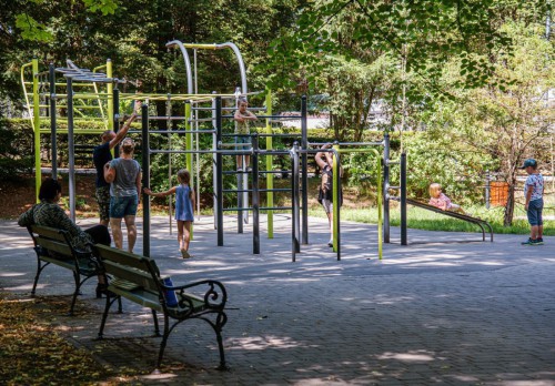 El gimnasio al aire libre