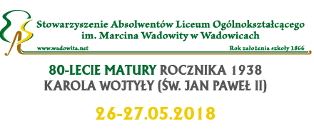 80 LECIE MATURY ROCZNIKA 1938!