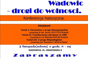 Wadowic drogi do wolności - zdjęcie2