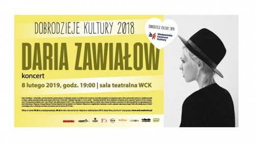 Koncert Darii Zawiałow - gala Dobrodziej Kultury