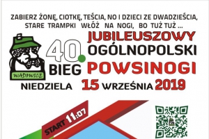 40 – Jubileuszowy Ogólnopolski BIEG POWSINOGI - zdjęcie1