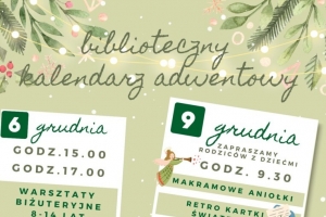 Poczuj magię świąt w bibliotece! Zapisz się na warsztaty! - zdjęcie1