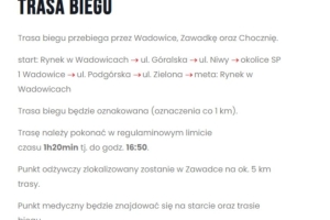 Ruszyły zapisy – Wadowicka Dycha - zdjęcie3