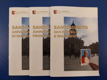 Nowe wydawnictwo Gminy Wadowice z okazji 10. rocznicy kanonizacji Jana Pawła II