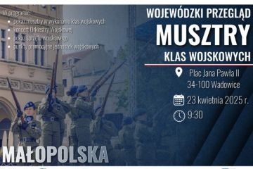 X Wojewódzki Przegląd Musztry Klas Wojskowych w Wadowicach