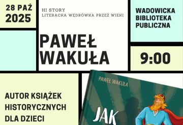 Spotkanie z Pawłem Wakułą dla klas IV-VI