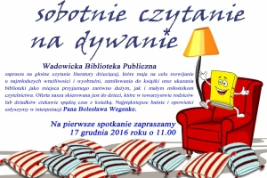 Sobotnie czytanie na dywanie - zdjęcie1