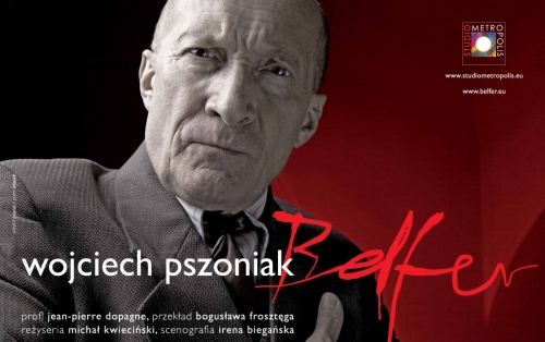 Wojciech Pszoniak w spektaklu „BELFER”