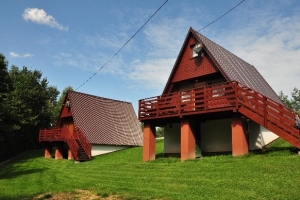 Cabañas del río Skawa