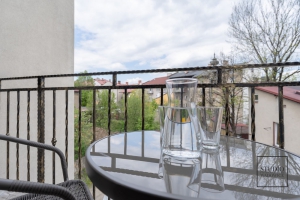 Apartament złoty - balkon