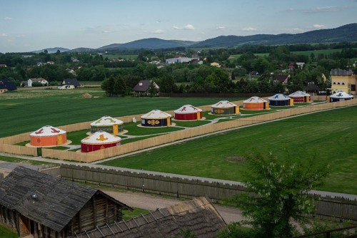 Mongolian village